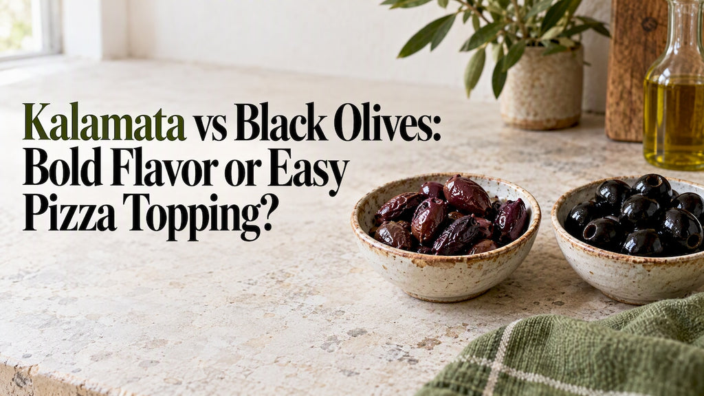 Greek Kalamata vs Black Olives: Bold Flavour or Easy Pizza Topping?