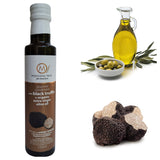 Greek Organic (Bio) Extra Virgin Olive Oil with Black Truffle, 3x250ml, glass bottles.