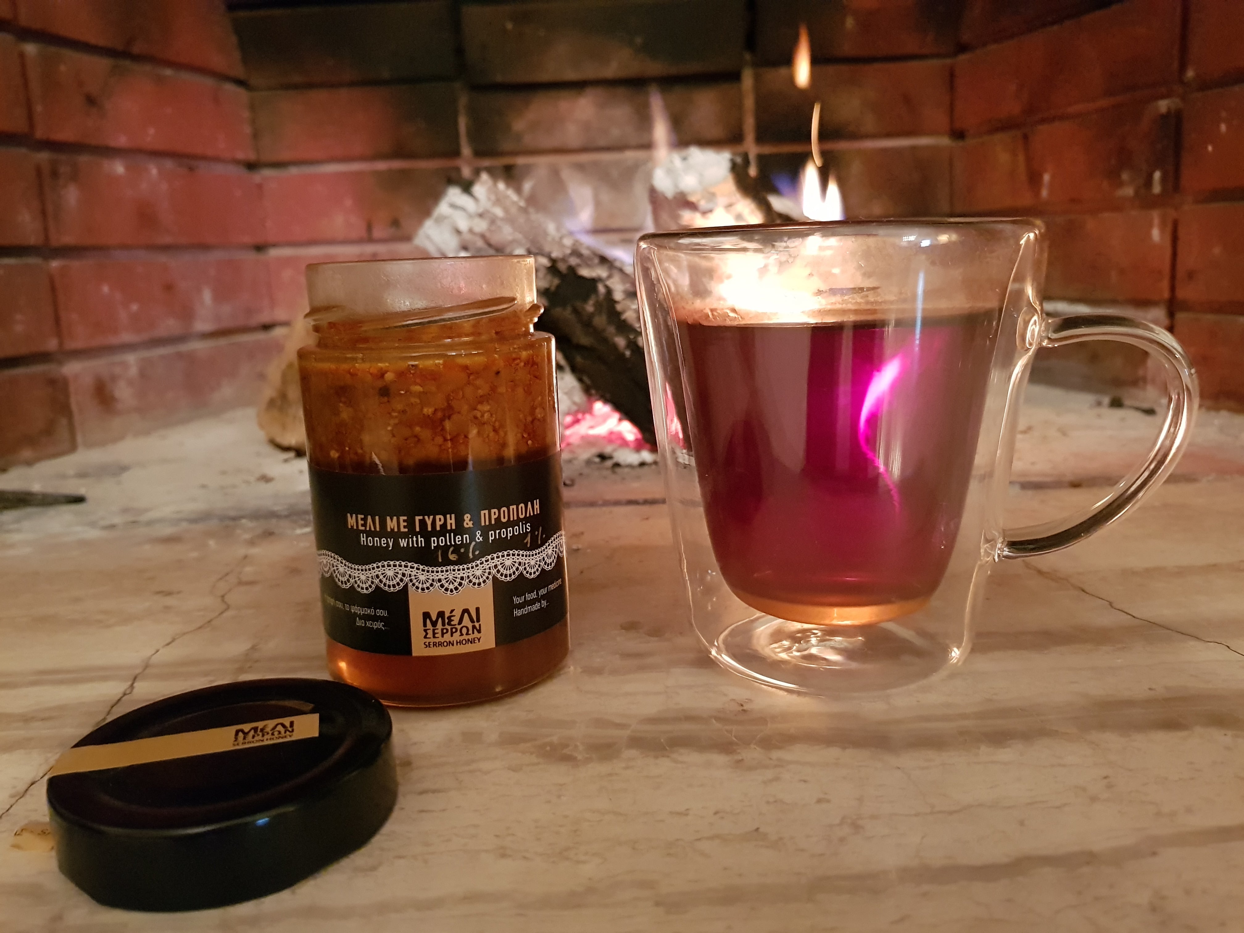 Pure Greek Honey with Pollen and Propolis 7