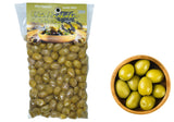 Greek Green Olives Traditional Chalkidiki Variety 1kg Vacuum-Sealed
