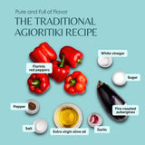 Greek Aubergine Salad – Mount Athos Recipe | Traditional Mediterranean Spread.