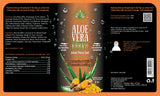 Greek Biological Aloe Vera Gel Juice – Turmeric & Ginger Flavour | Pure Organic Cretan Aloe Drink. (1L)