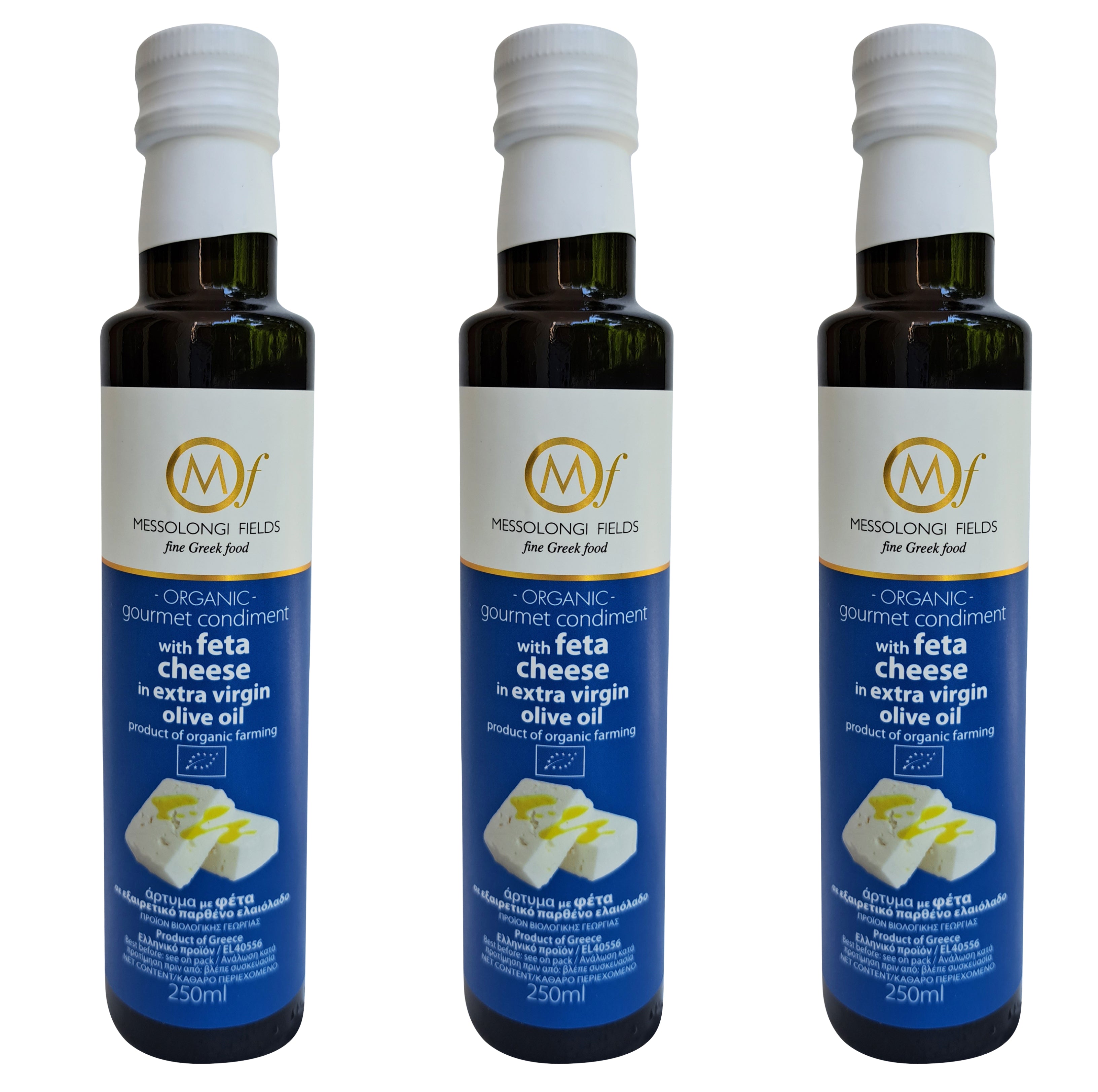 Greek Organic (Bio) Extra Virgin Olive Oil with Feta Cheese 3
