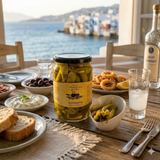 Greek Green Pickled Peppers Traditional Pepperoncini Variety a