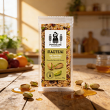 Greek Traditional Nut Bars ( Pasteli ) with Pistachio Nuts, Sesame & Honey