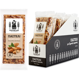 Greek Traditional Nuts Bars ( Pasteli ) with Almonds, Sesame & Honey