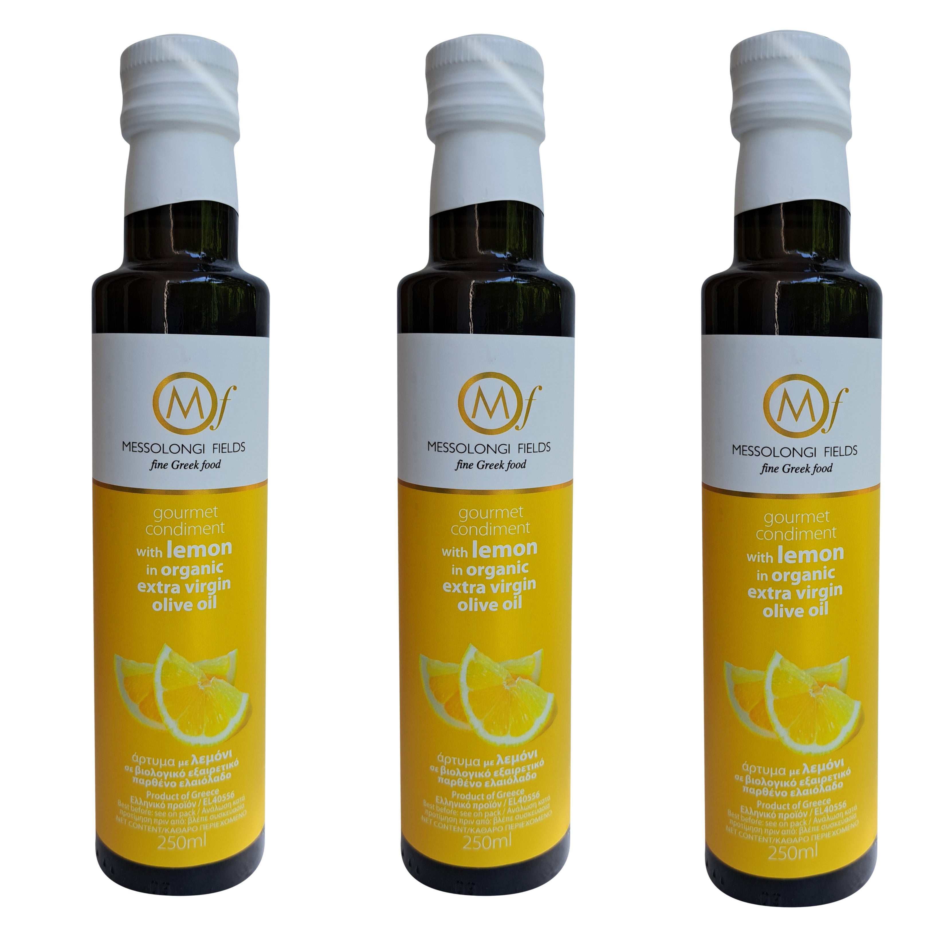 Greek Organic (Bio) Extra Virgin Olive Oil with Lemon 3