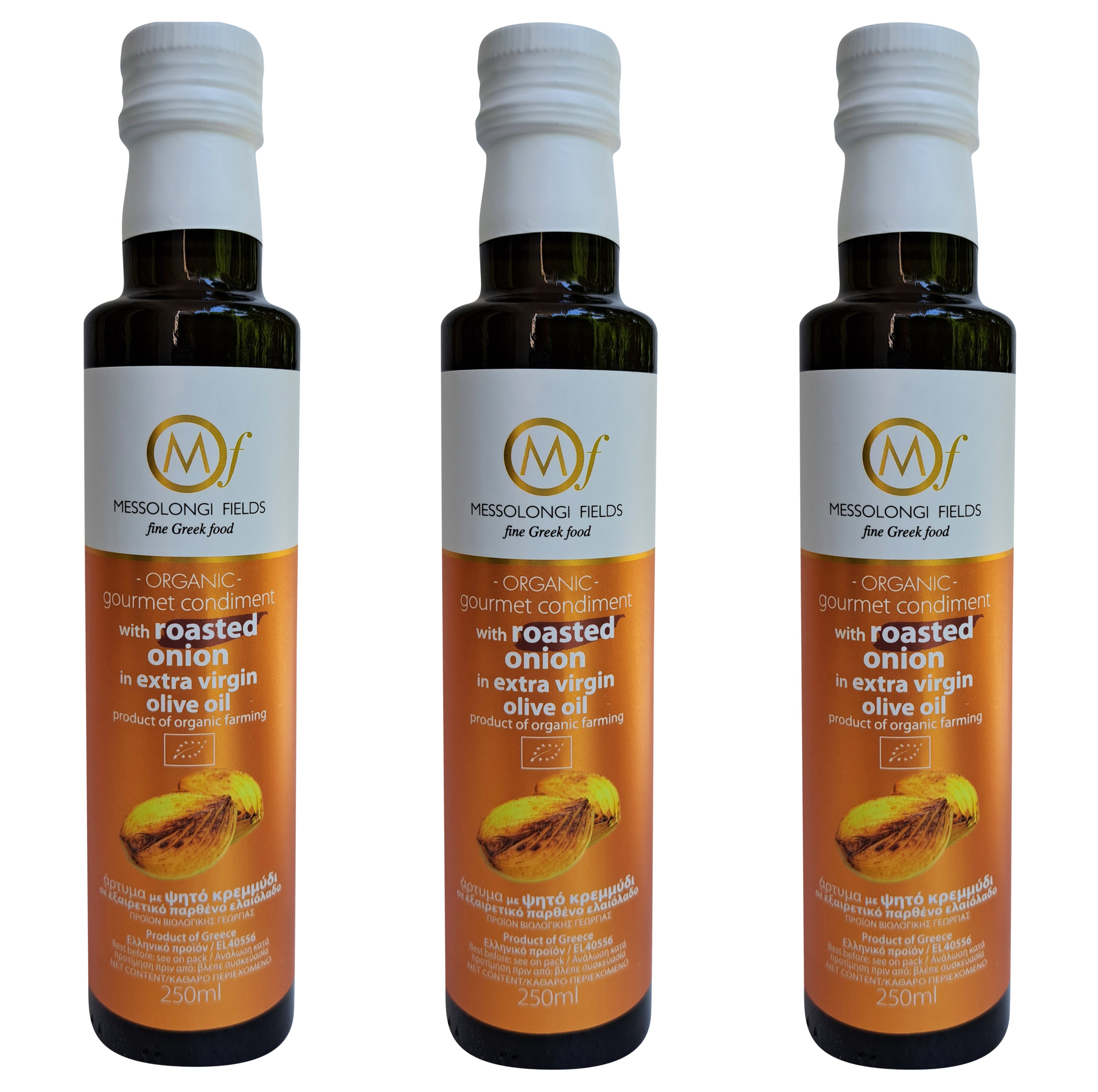 Greek Organic (Bio) Extra Virgin Olive Oil with Roasted Onion 3