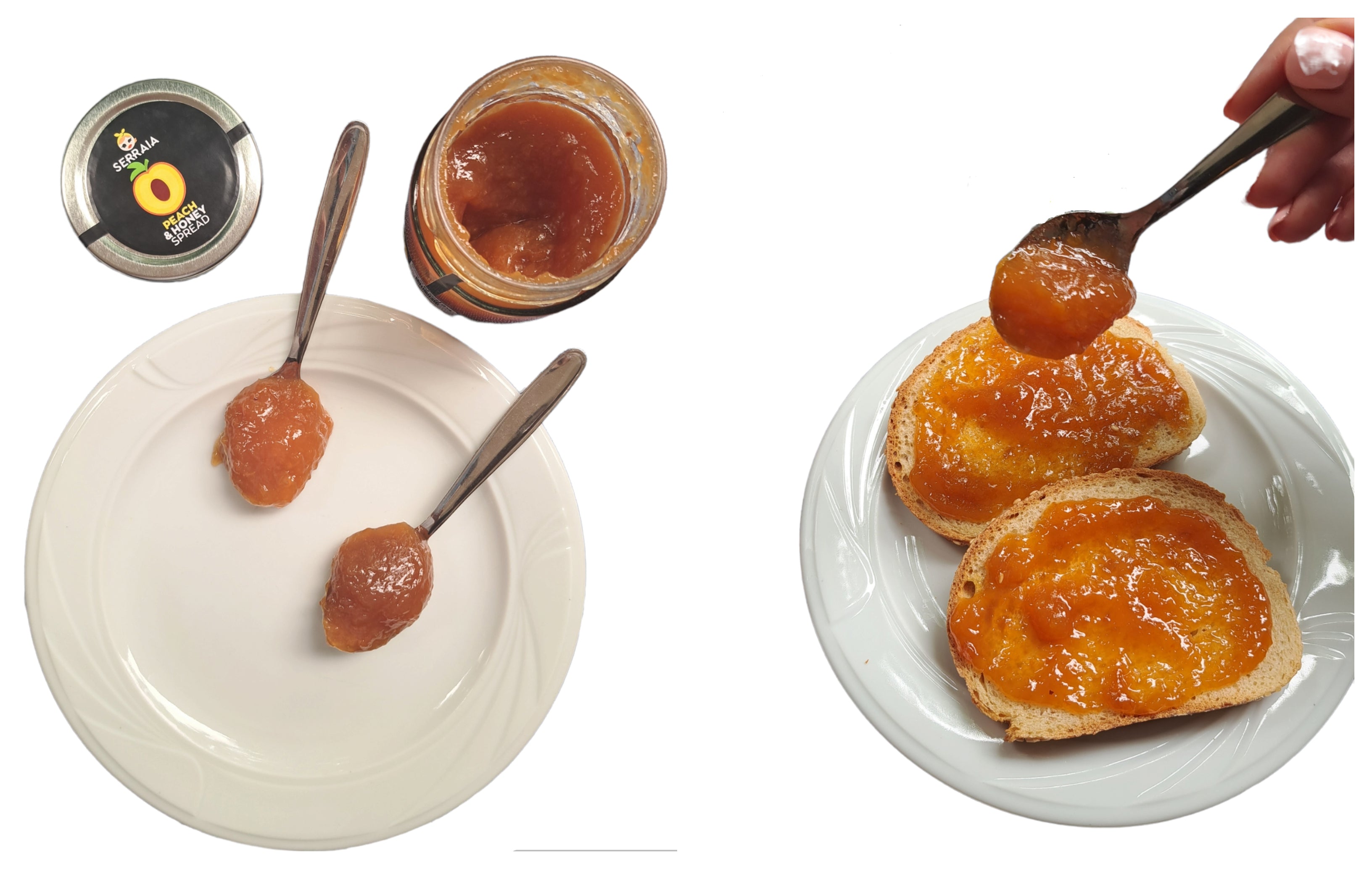 Greek Natural 100% Ηandmade Fruit Spread Peach with Honey 7