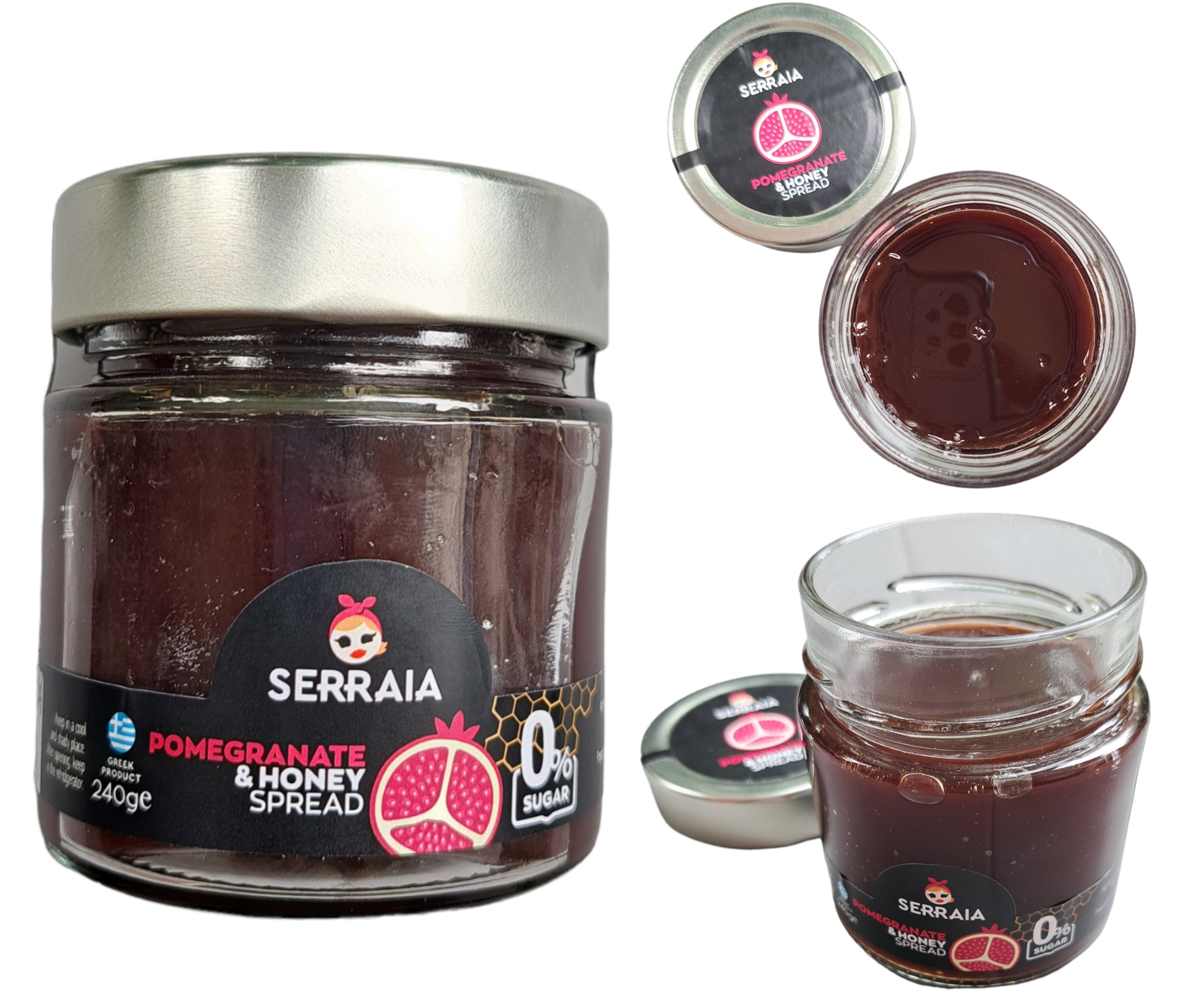 Greek Natural 100% Ηandmade Fruit Spread Pomegranate with Honey 7