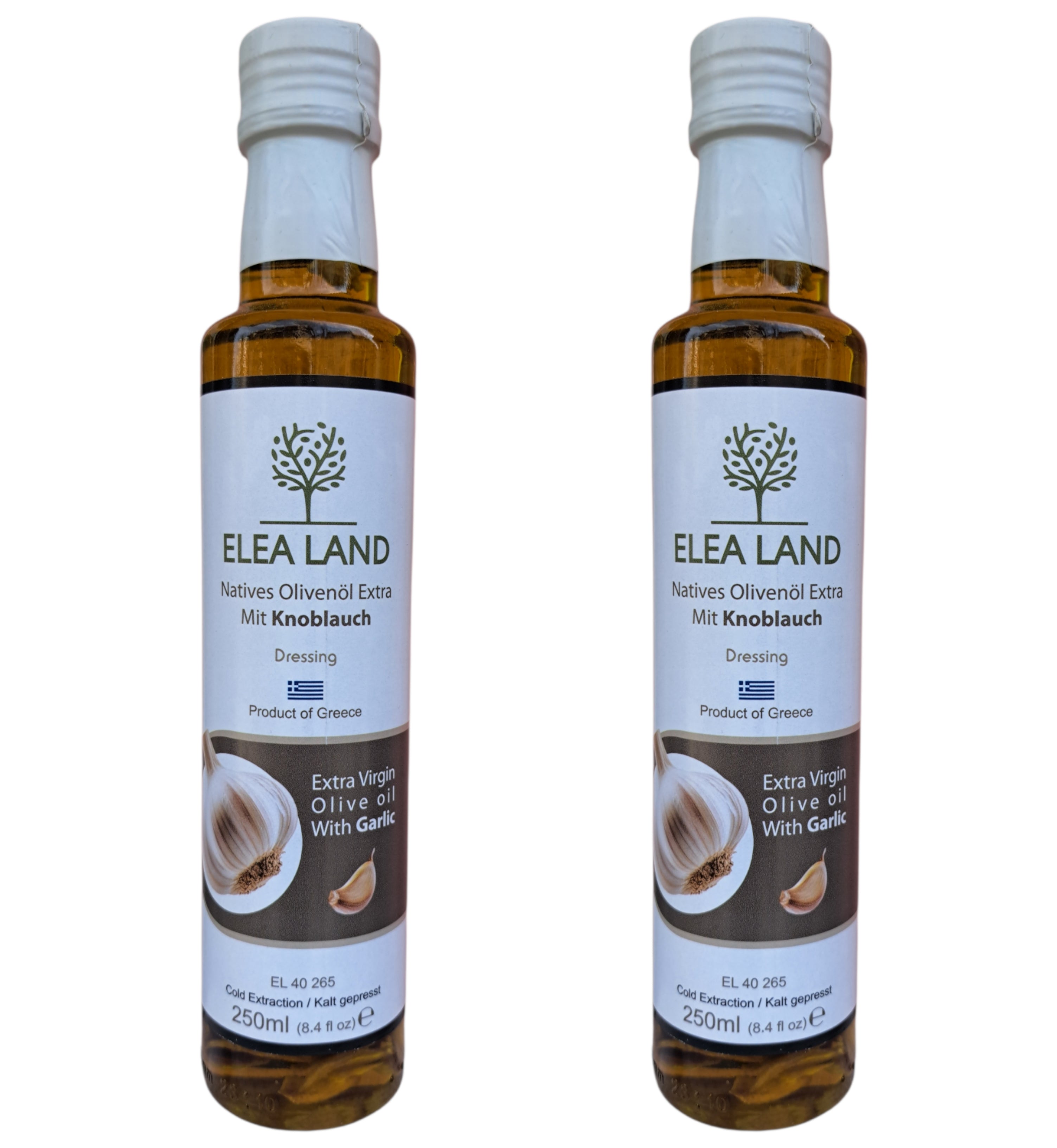 Premium Greek Extra Virgin Olive Oil with Real Garlic 2