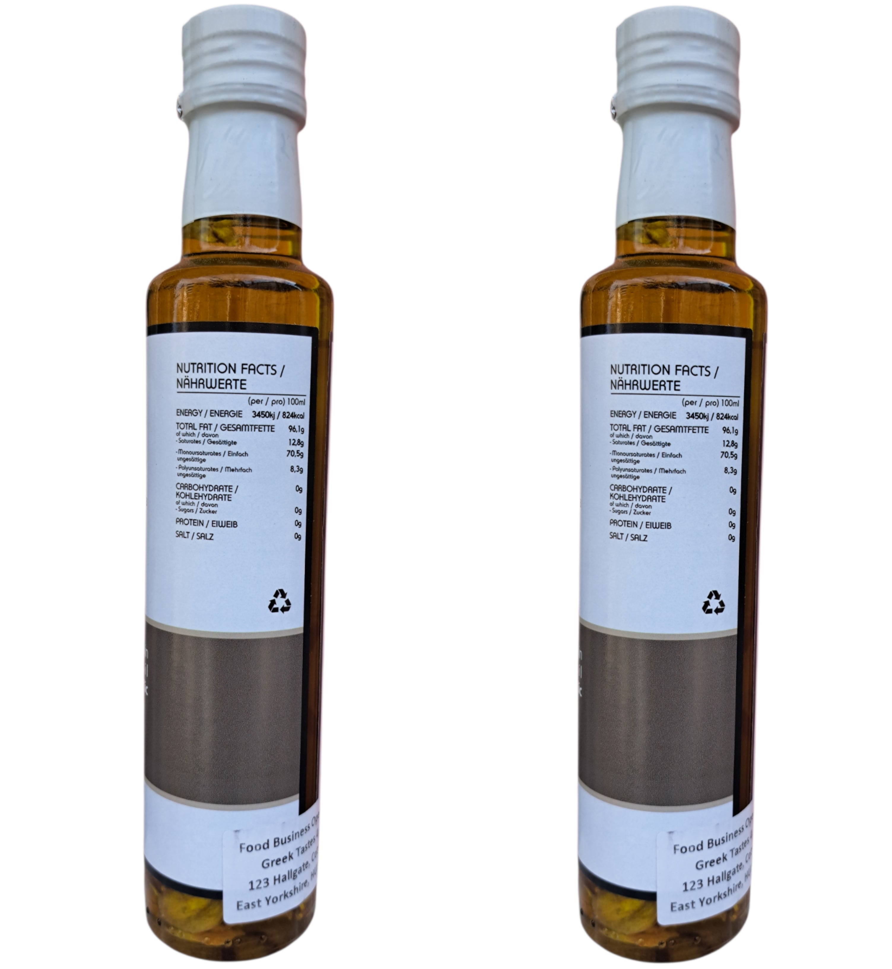 Premium Greek Extra Virgin Olive Oil with Real Garlic 3