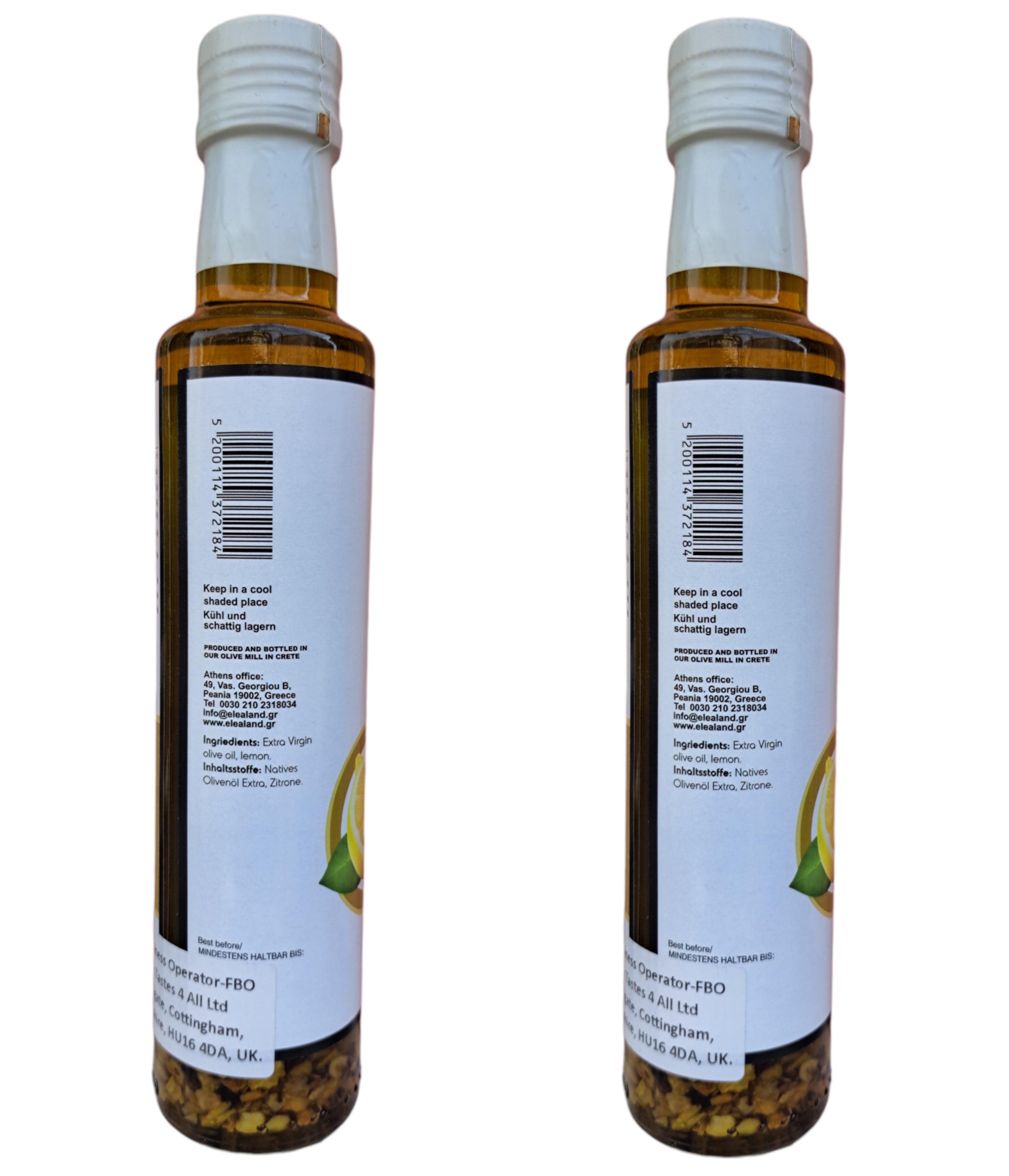 Premium Greek Extra Virgin Olive Oil with Real Lemon from Crete 4