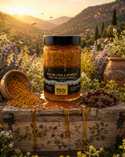 Pure Greek Honey with Pollen and Propolis