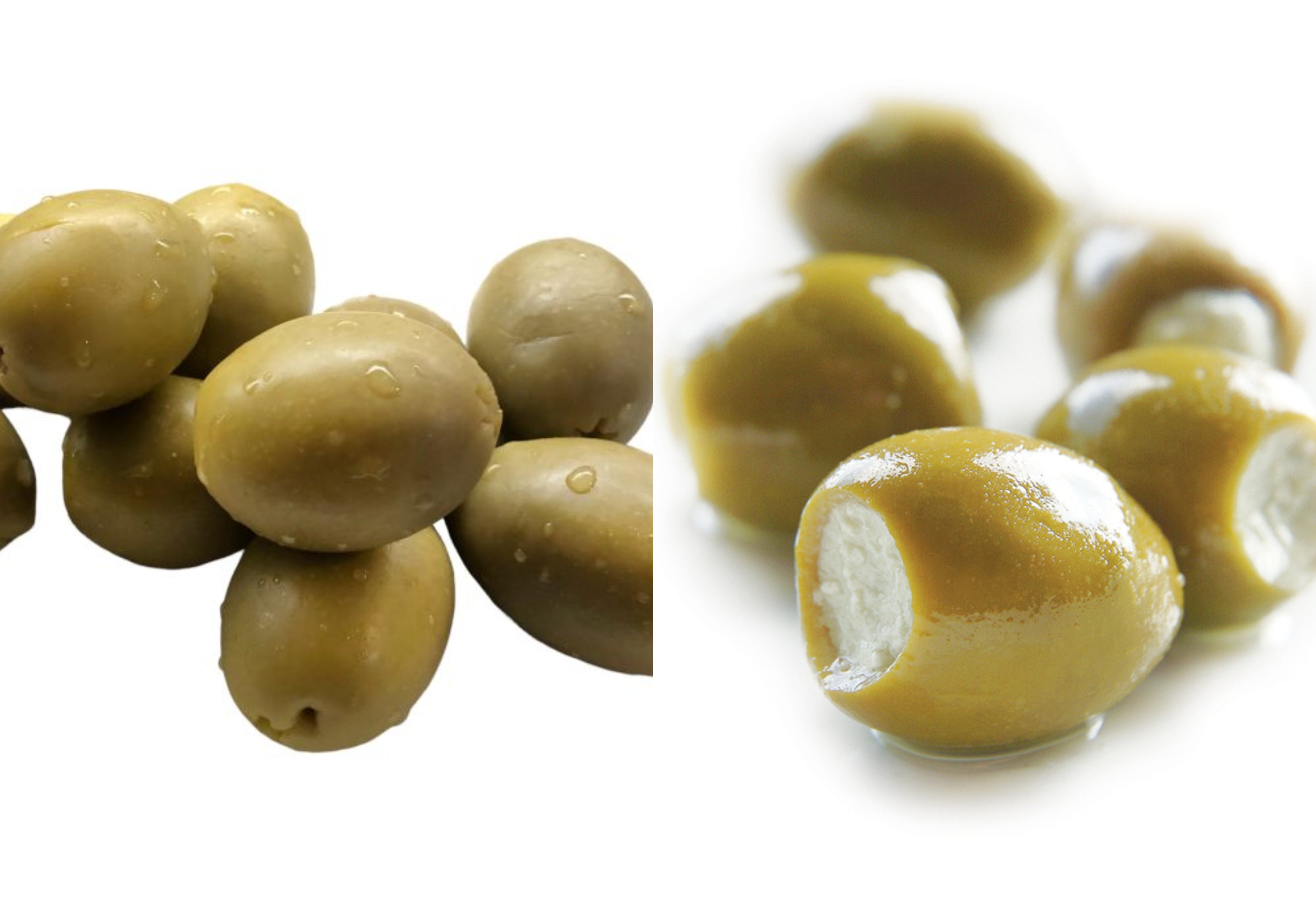 Greek Green Olives Stuffed with Feta Cheese in Extra Virgin Olive Oil 10