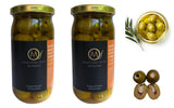 Greek Green Olives Stuffed with Feta Cheese in Extra Virgin Olive Oil 1