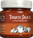Authentic Greek Tomato Sauce with Porcini Mushrooms - Gourmet Mediterranean Pasta Sauce
