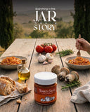 Authentic Greek Tomato Sauce with Porcini Mushrooms - Gourmet Mediterranean Pasta Sauce