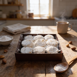 Traditional Greek Kourabie. Handmade Almond Shortbread Cookies 7