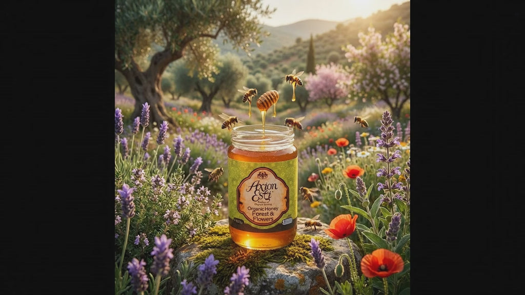 Greek Raw Organic Forest & Flowers Honey