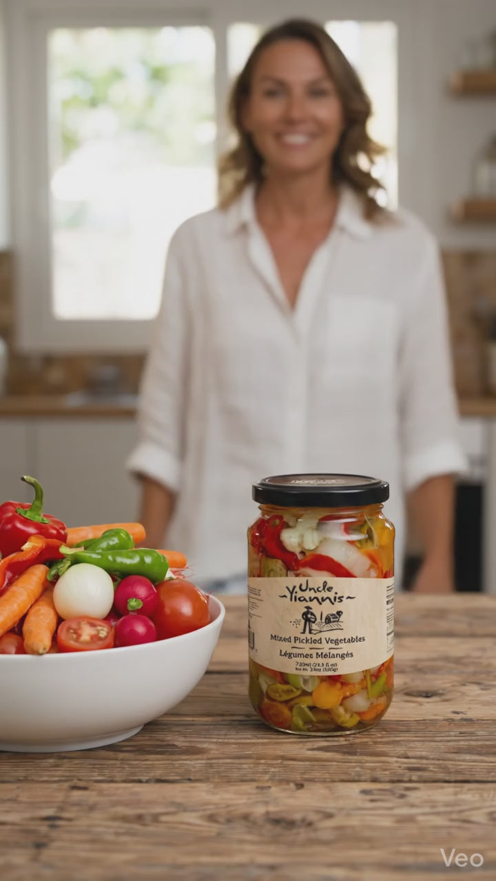 Greek Traditional Mixed Pickled Vegetables