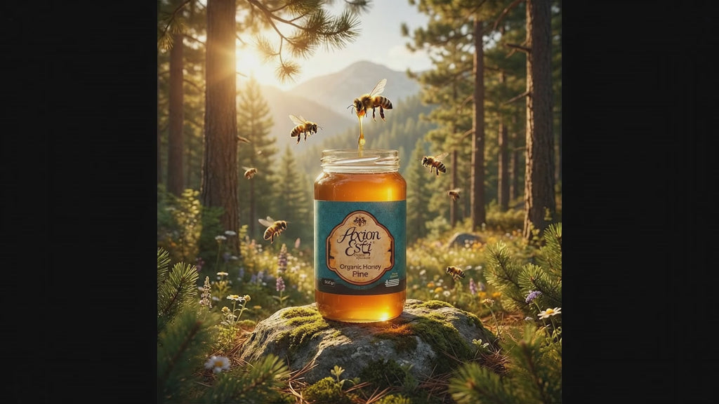 Greek Raw Organic Pine Honey
