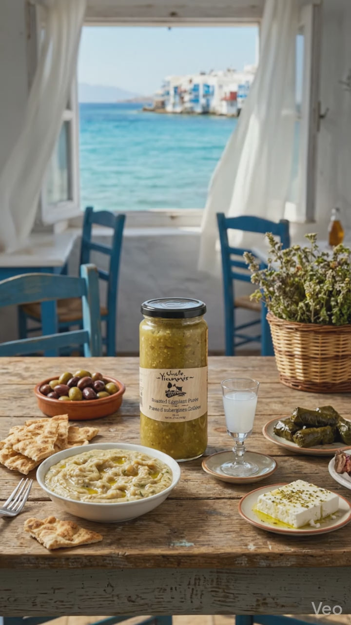 Greek Gourmet Fire Roasted Eggplant Puree