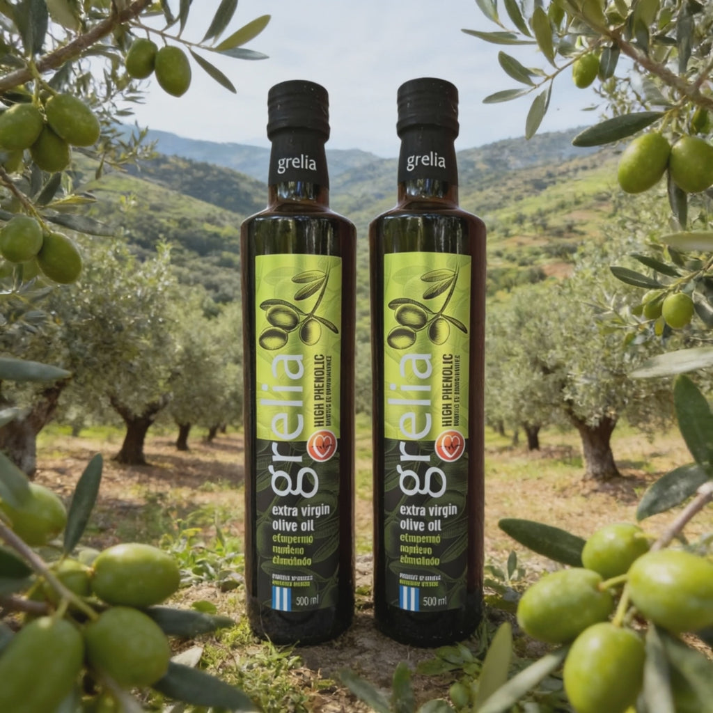 High Polyphenol Limited Production Greek Extra Virgin Olive Oil 