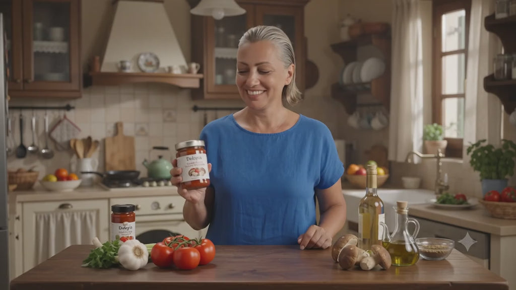 Authentic Greek Tomato Sauce with Porcini Mushrooms 