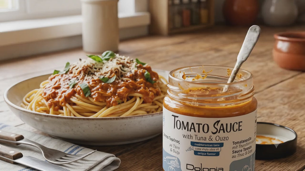 Greek Tomato Sauce with Tuna & Ouzo