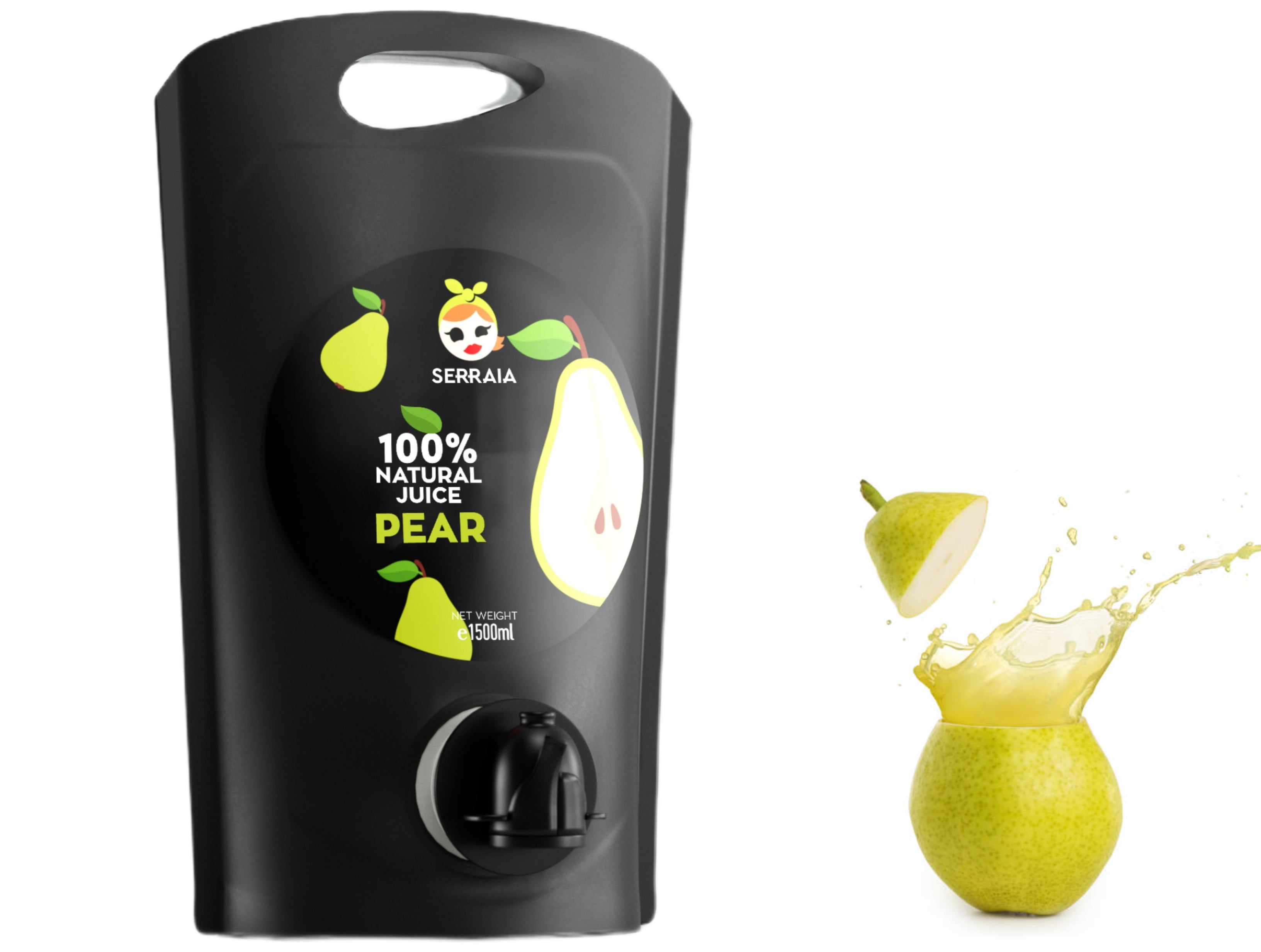 Greek 100% Natural Pear Fruit Juice 1