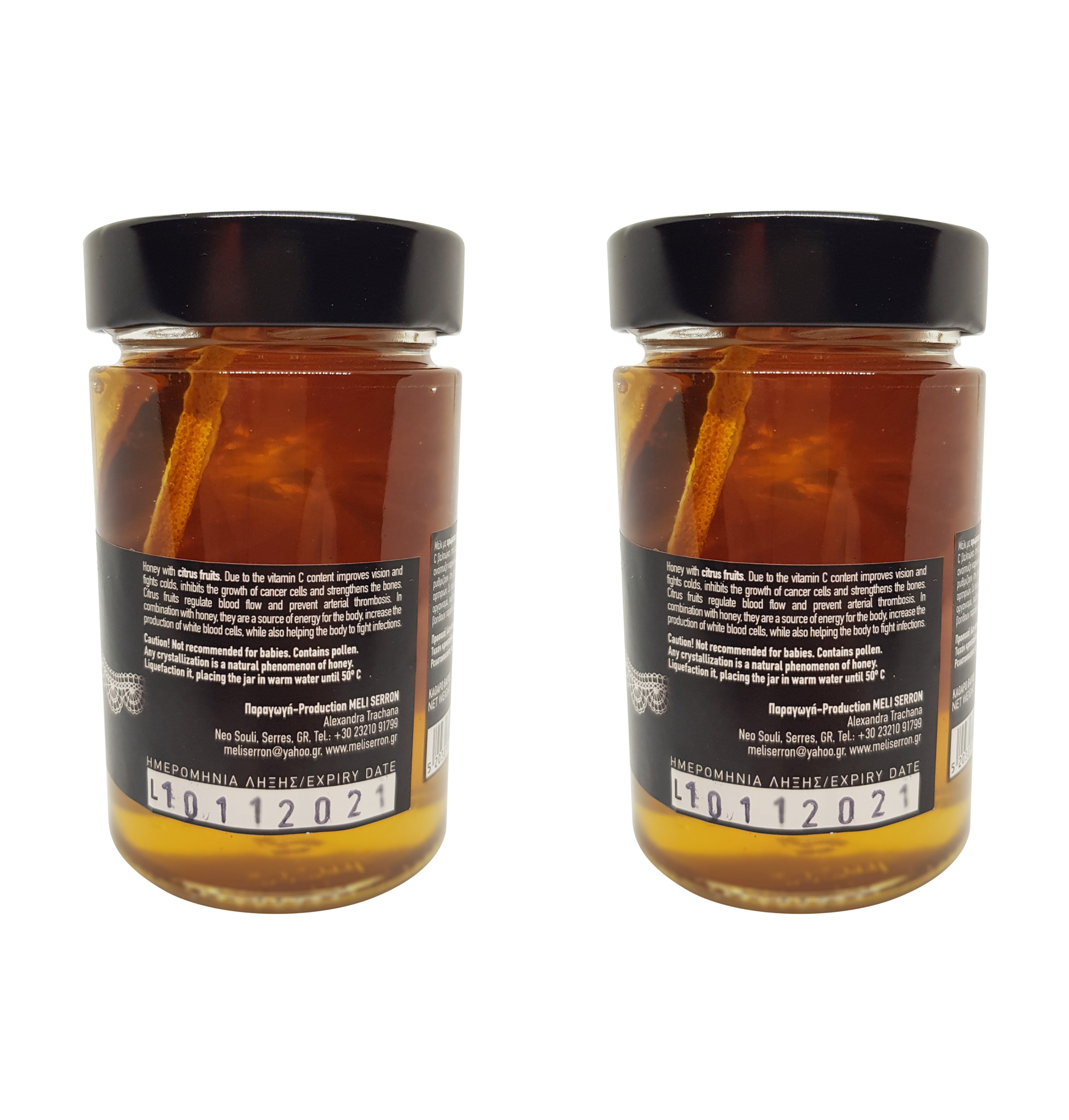 Pure Greek Honey with Citrus Fruits 2