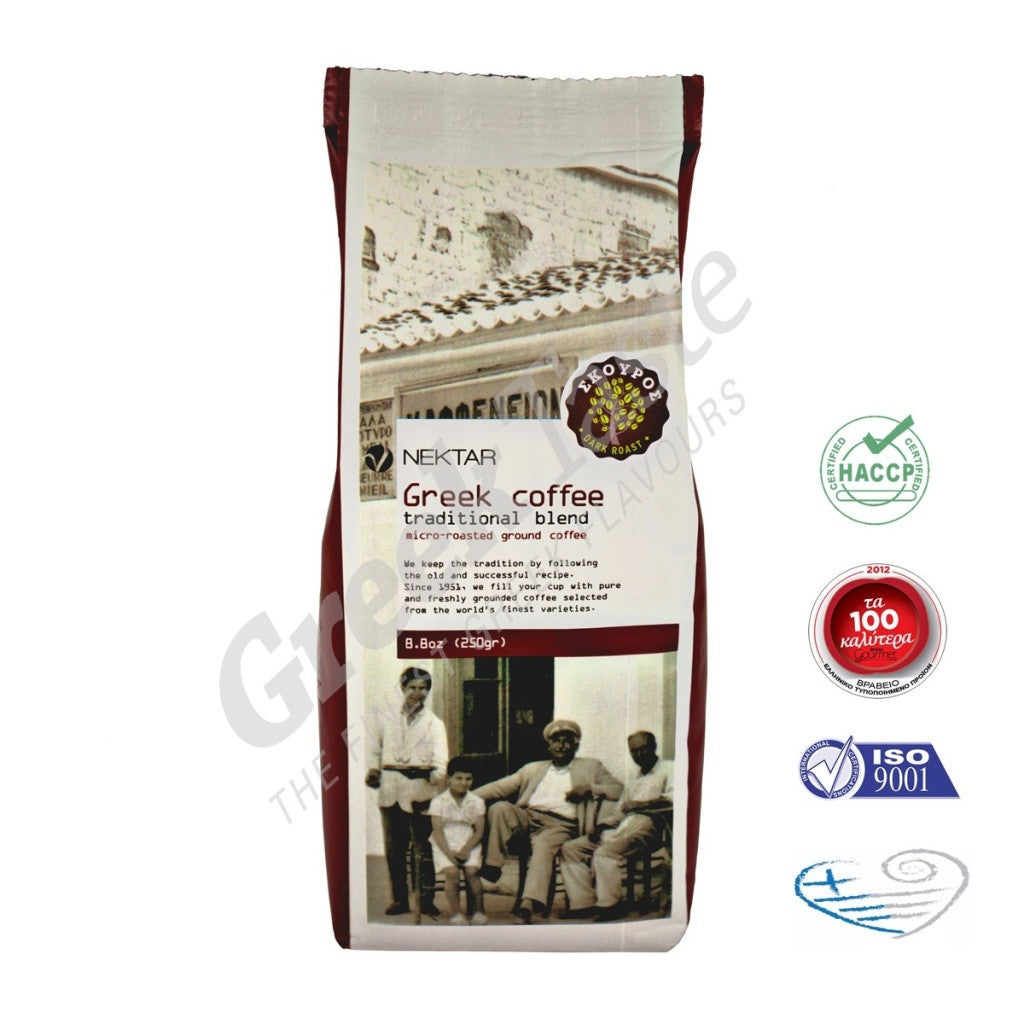Greek Coffee Dark Premium Traditional Blend  500gr  7