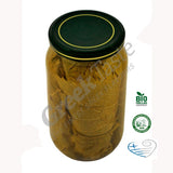 Greek Organic (Bio) Vine Leaves 950gr Glass Jar 8