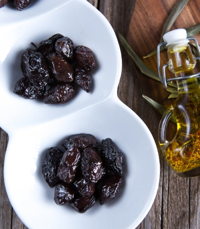 Greek Black Raisins Olives 8