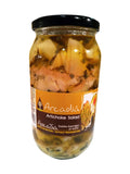 Traditional Greek Artichoke Salad with Leek in Olive Oil 1