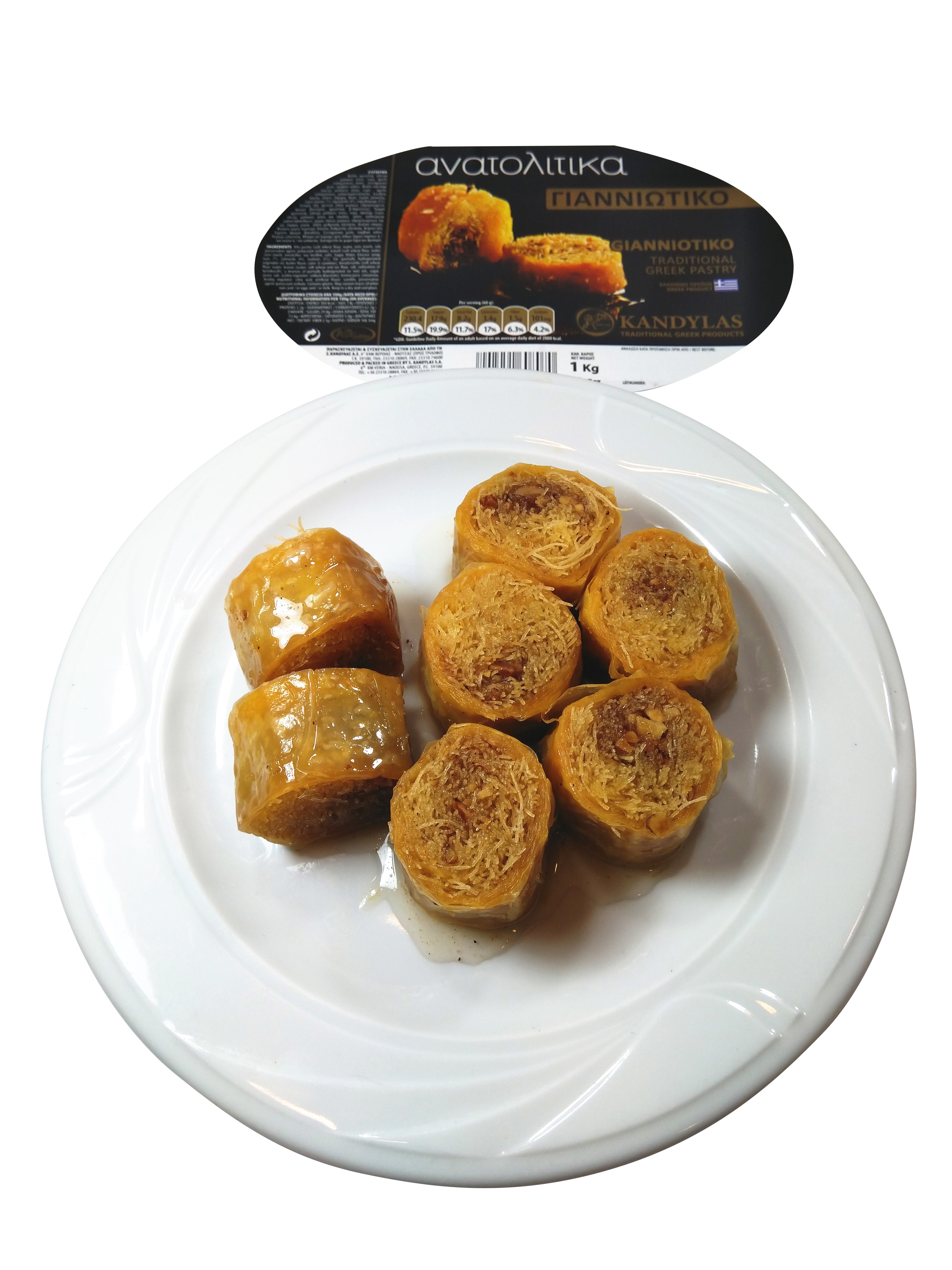 Gianniotiko (Type of Baklava & Kataifi) with Nuts and Syrup 6