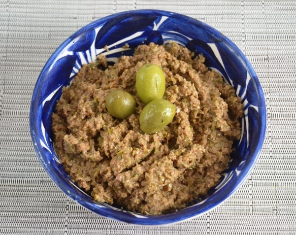 Greek Green Olives Tapenade Dip 3