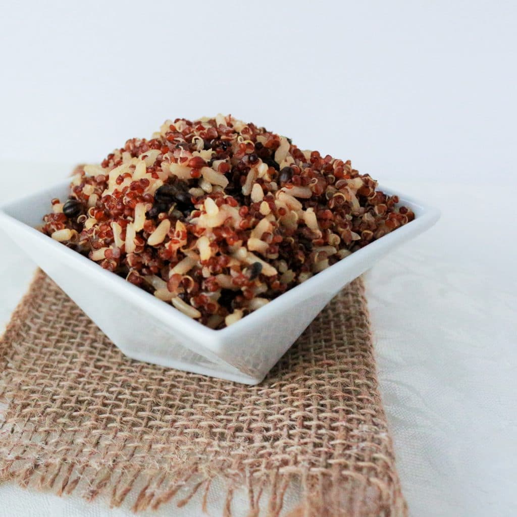Greek White Rice with Red Quinoa 10