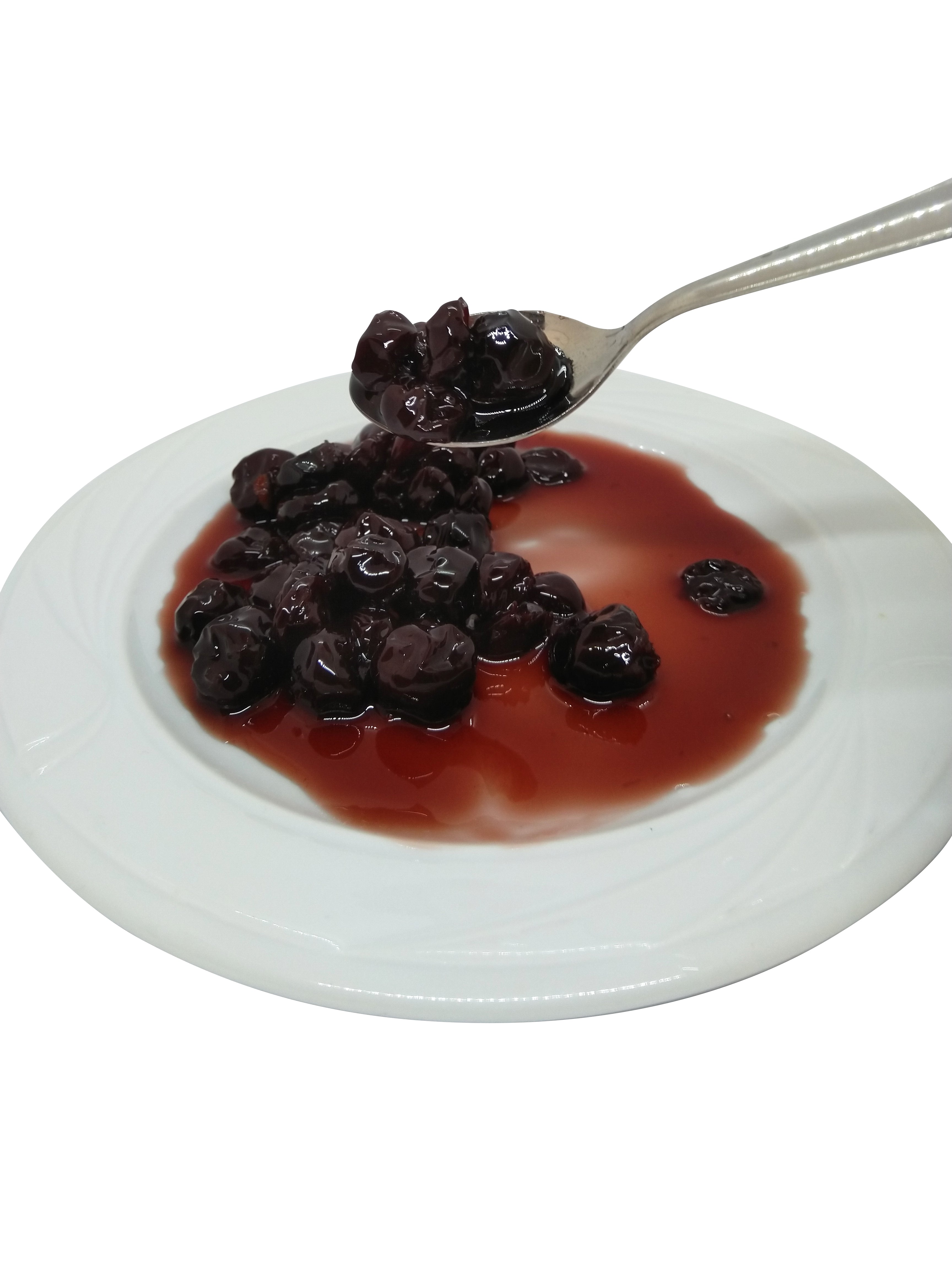 Greek Sweet Fruit Preserve in Syrup Sour Cherry 900gr Glass jar 8