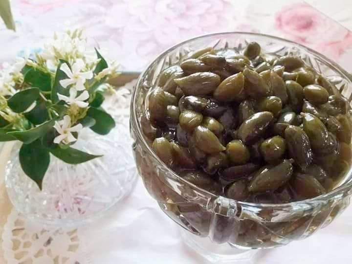 Greek Sweet Fruit Preserve in Syrup Pistachios 2